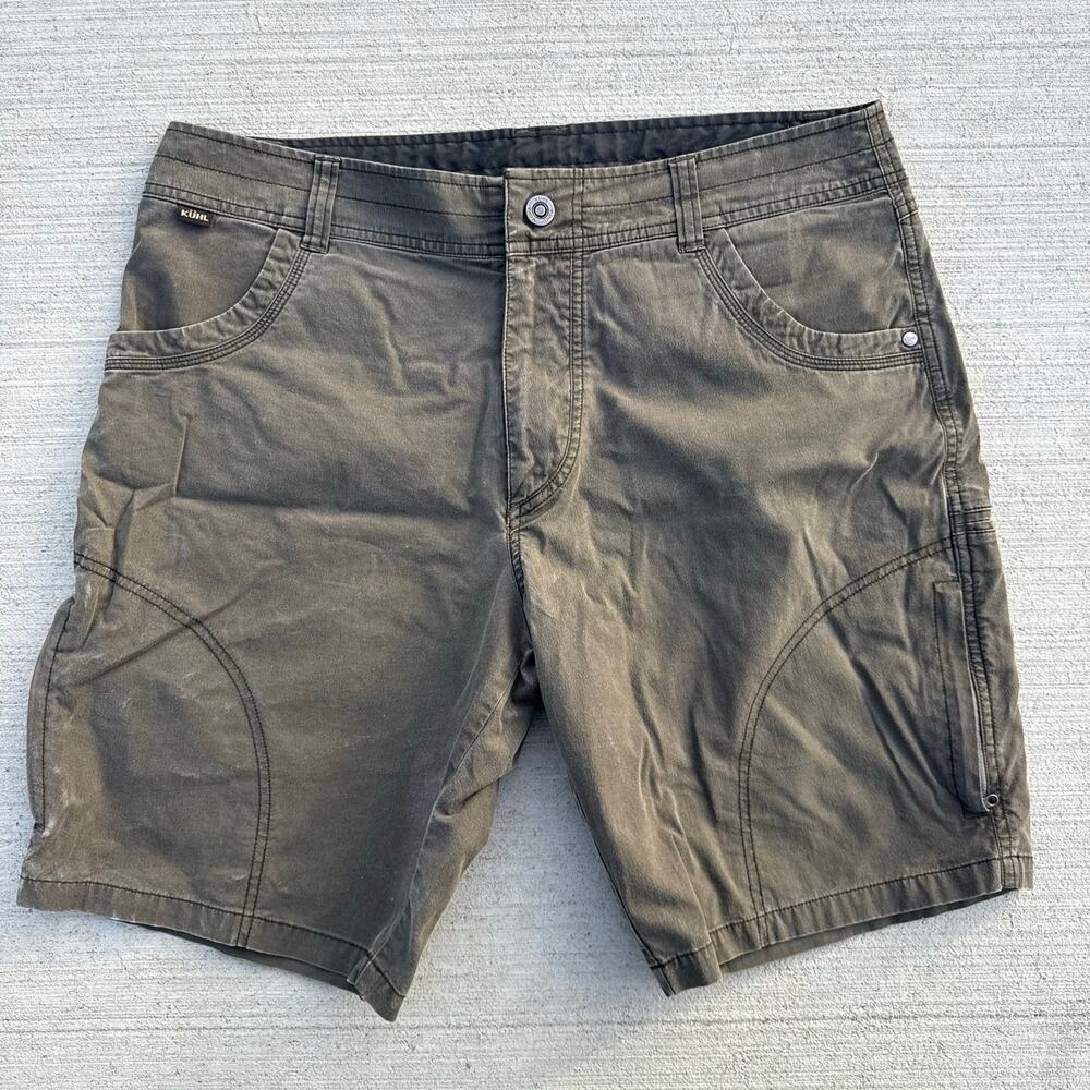 KUHL Ramblr Shorts Cargo Patina Dye Style 5125 Size 36x10" Brownish